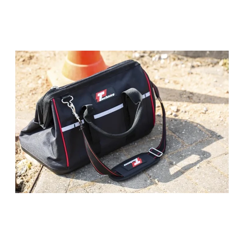 Technics Polyester Hard Bottom Tool Bag with Shoulder Strap 415 mm x 225 mm x 290 mm PT130016