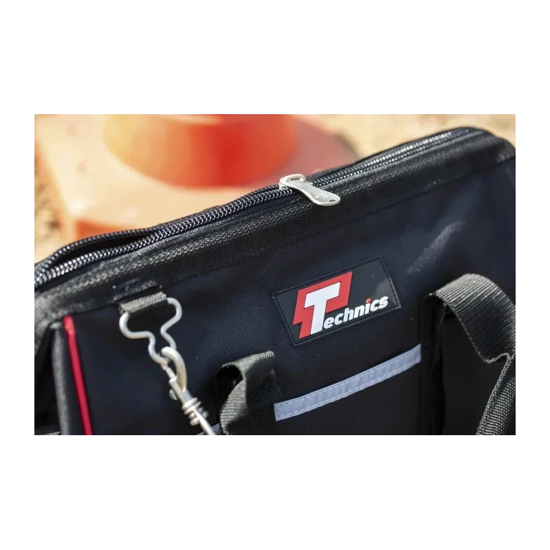 Technics Polyester Hard Bottom Tool Bag with Shoulder Strap 415 mm x 225 mm x 290 mm PT130016