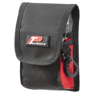 Technics Polyester 3 Pocket Tool Pouch Universal Metal Clip PT122