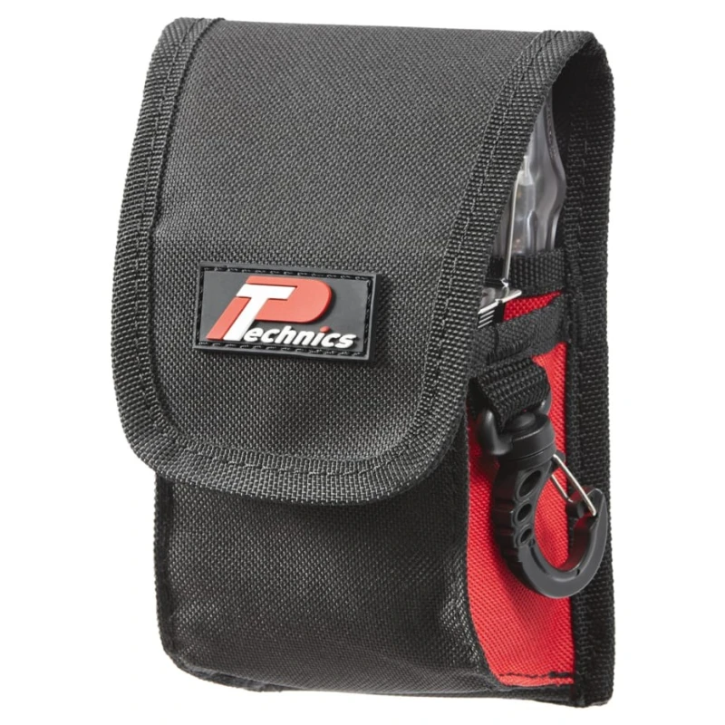 Technics Polyester 3 Pocket Tool Pouch Universal Metal Clip PT122