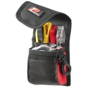 Technics Polyester 3 Pocket Tool Pouch Universal Metal Clip PT122