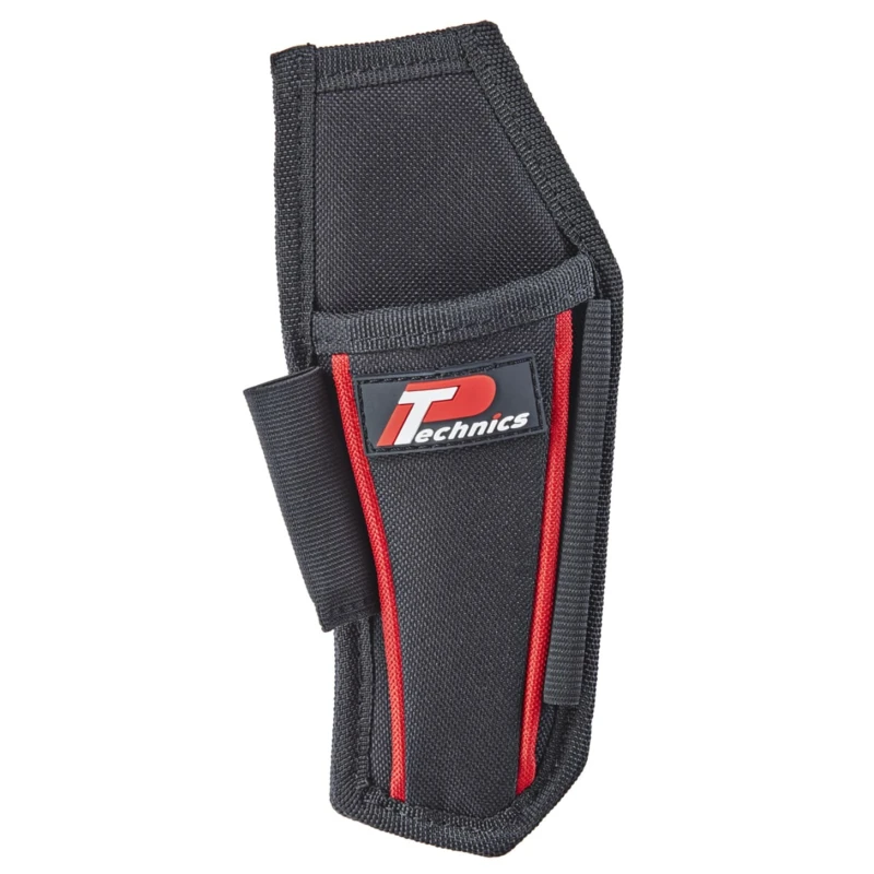 Technics Polyester 2 Pocket Tool Pouch with Metal Clip Attachment PT136