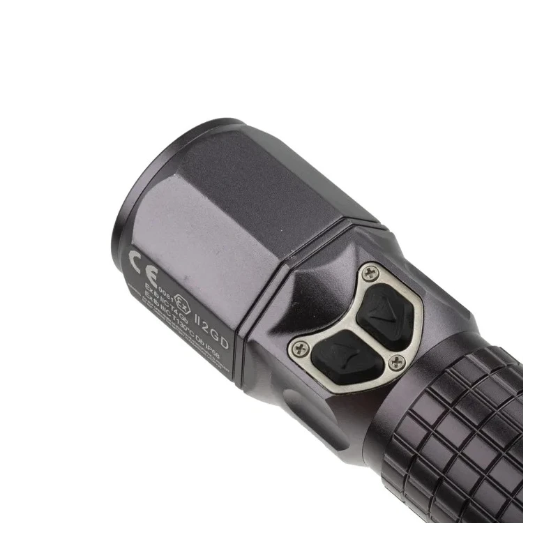 RS PRO ATEX LED Torch Black Rechargeable 157 lm, 156 mm 133-6301