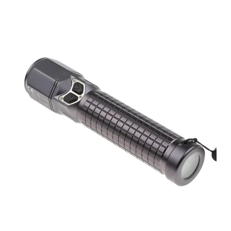 RS PRO ATEX LED Torch Black Rechargeable 157 lm, 156 mm 133-6301