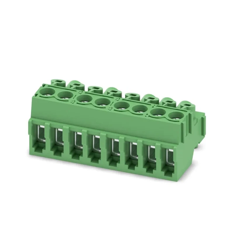 Phoenix Contact PT 1.5/8-PVH-3.5 Series Pluggable Terminal Block, 8-Contact, 3.5 mm Pitch, 1 Row, 8A Current, 160V 1984073