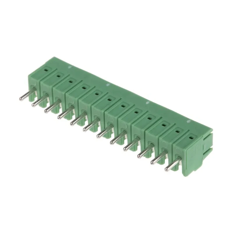 Phoenix Contact PT 1.5/12-3.5-H Series Straight PCB Terminal Block, 12 Contacts, 3.5 mm Pitch, 200 V, Polyamide 1984714