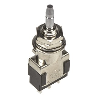 RS PRO Miniature Push Button Switch Momentary Panel Mount 6.4 mm Cutout SPDT White LED IP67 250 V ac MPA 106 F