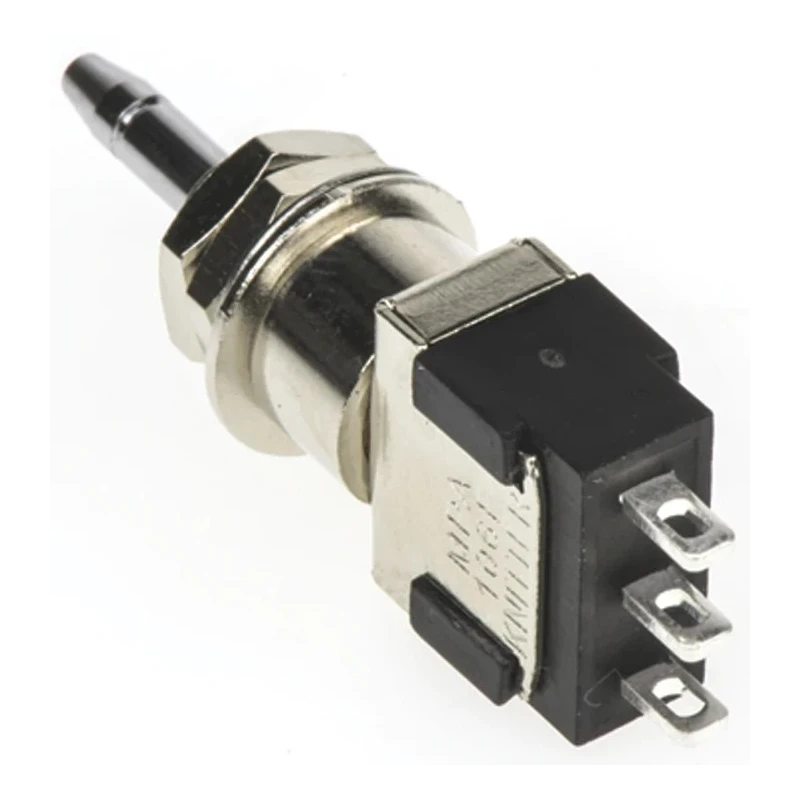 RS PRO Miniature Push Button Switch Momentary Panel Mount 6.4 mm Cutout SPDT White LED IP67 250 V ac MPA 106 F
