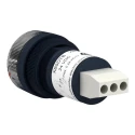 Crouzet Harmony XB5 Series Panel Timer Relay 24 V dc 24 V ac 3 to 60 min 1-Function XB5DTB25