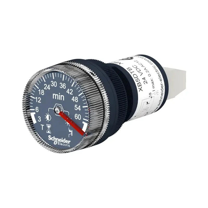 Crouzet Harmony XB5 Series Panel Timer Relay 24 V dc 24 V ac 3 to 60 min 1-Function XB5DTB25