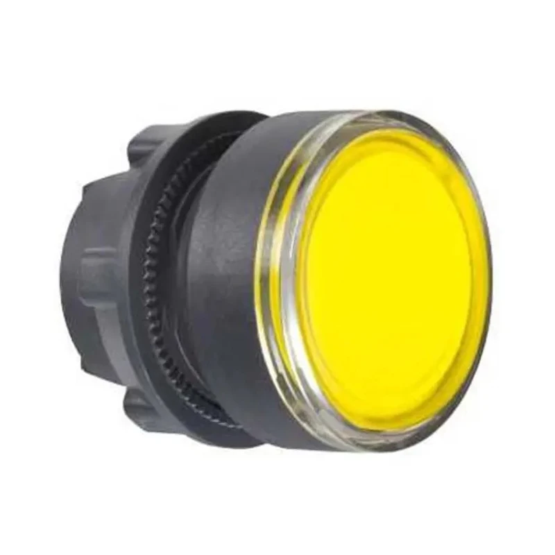 Schneider Electric Harmony Series Yellow Momentary Push Button Head 22mm Cutout IP66 IP67 IP69K ZB5AH083