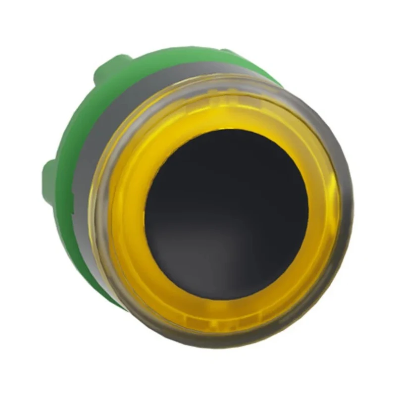 Schneider Electric Harmony Push Button Head Yellow Momentary 22mm Cutout IP66 IP67 ZB5AW983