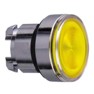 Schneider Electric Harmony Series Yellow Momentary Push Button Head 22mm Cutout Metal IP69K IP67 IP66 ZB4BW383S
