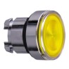 Schneider Electric Harmony Series Yellow Momentary Push Button Head 22mm Cutout Metal IP69K IP67 IP66 ZB4BW383S