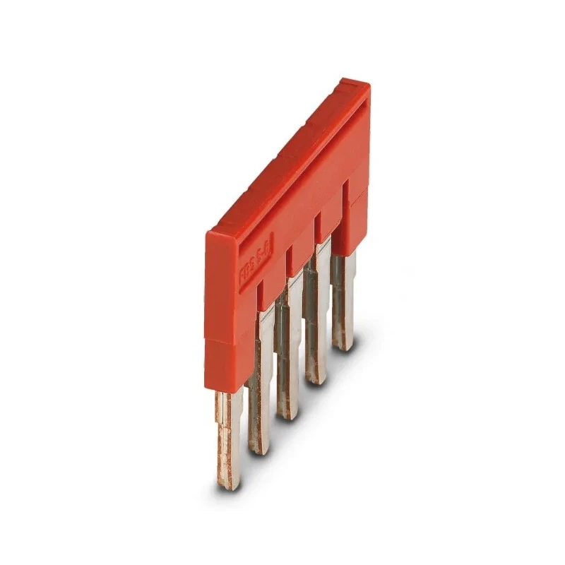 Phoenix Contact Plug-In Bridge for DIN Rail Terminal Blocks Copper Red FBS 5-6 Series 3030349