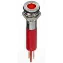 RS PRO Red Panel Mount Indicator 2V dc 20mA Solder Lug IP67 Flush Bezel 134-5534
