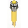 RS PRO Yellow Panel Mount Indicator 2V DC, 20mA, Solder Lug Termination, IP67, Prominent Bezel 134-5533
