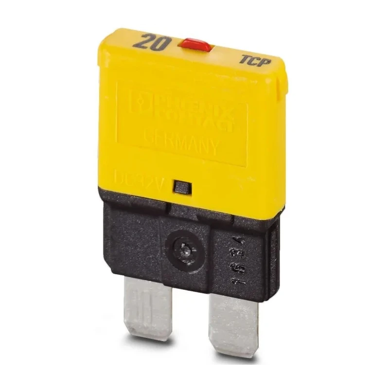 Phoenix Contact Thermal Circuit Breaker TCP 20/, 1-Pole Base Mount, 20A Current Rating, 150A Breaking Capacity, 32V DC32V