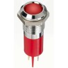 RS PRO Red Panel Mount Indicator 2V DC 20mA Solder Lug Termination IP67 Flush Bezel 134-5540