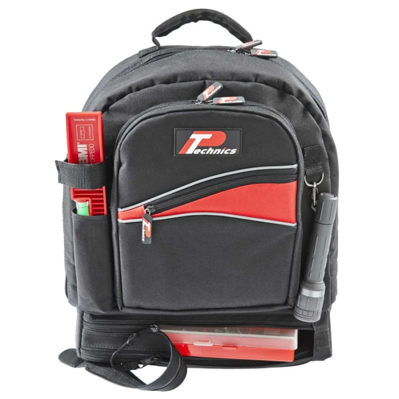 Technics Polyester Tool Backpack with Shoulder Strap 340 mm x 210 mm x 420 mm PT142