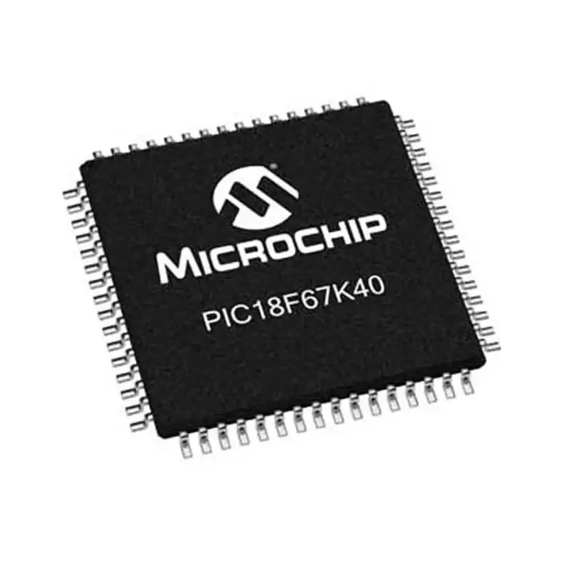 Microchip PIC18 8-bit Microcontroller 64 MHz, 128 kB FLASH, 64-Pin TQFP PIC18F67K40-I/PT