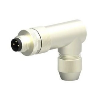 TE Connectivity Circular Connector Cable Mount Socket Male 3 Contacts M8 Threaded IP67 60V Crimp T4013019031-000