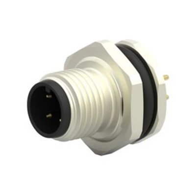 TE Connectivity Circular Connector, 4 Contacts, Rear Mount, Socket, Male, Nylon Housing, IP67, 250V, 4A T4140012041-000