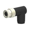 TE Connectivity Circular Connector M8 Cable Mount, 4 Contacts, Female Socket, IP67, Right Angle, Crimp T4012008041-000