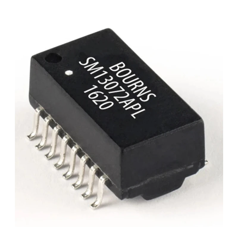 Bourns LAN Ethernet Transformer Surface Mount 12.8 mm Length 9.5 mm Width, 5 Outputs, 1.5 kV Isolation, -40 °C SM13072APEL