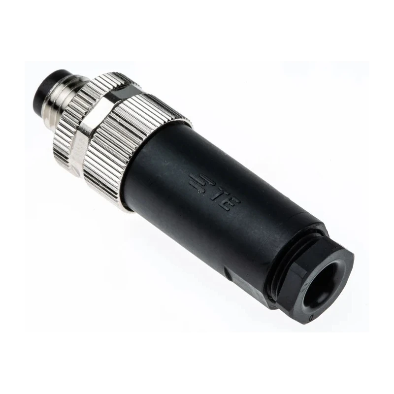 RS PRO Circular Connector 3 Contacts Cable M8 Socket Male IP67 60V 3A Crimp T4011008031-000