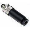 RS PRO Circular Connector 3 Contacts Cable M8 Socket Male IP67 60V 3A Crimp T4011008031-000