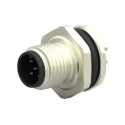 TE Connectivity Circular Connector, 5 Contacts, Rear Mount, M12 Socket Male, IP67 Nylon Housing, 60V T4140012051-000