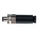 RS PRO Circular Connector 3 Contacts Cable M8 Socket Male IP67 60V 3A Crimp T4011008031-000