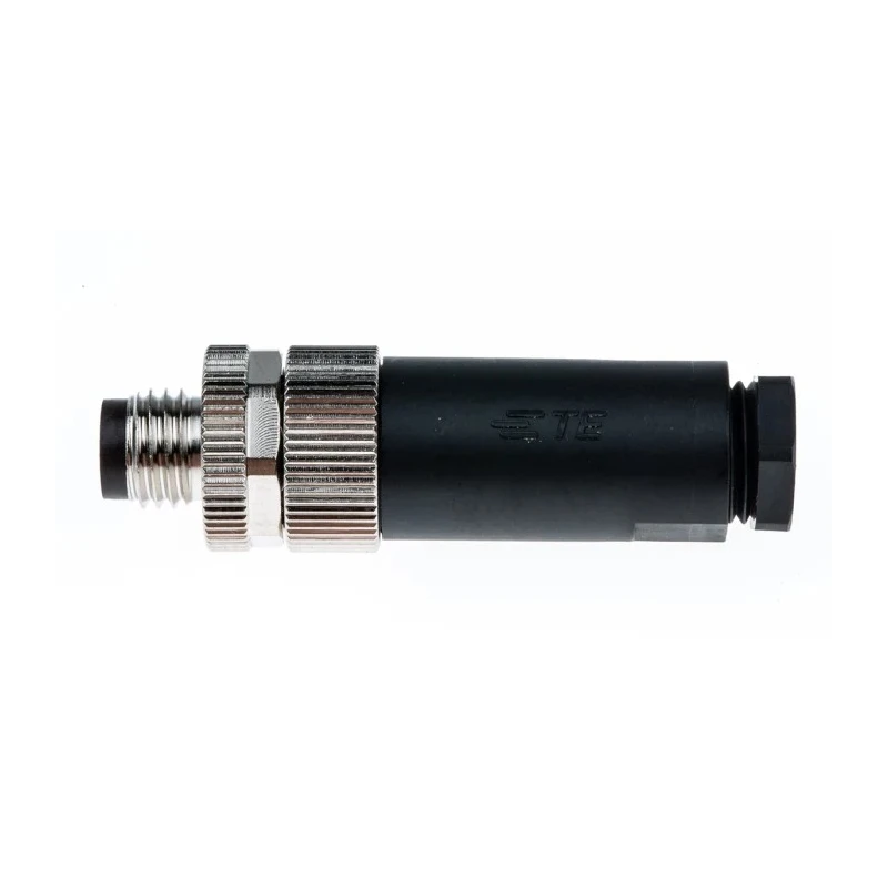 RS PRO Circular Connector 3 Contacts Cable M8 Socket Male IP67 60V 3A Crimp T4011008031-000
