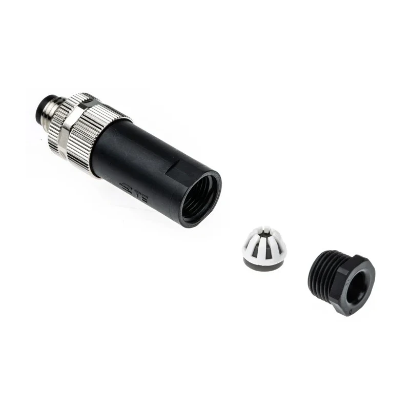 RS PRO Circular Connector 3 Contacts Cable M8 Socket Male IP67 60V 3A Crimp T4011008031-000