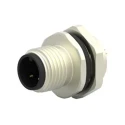 TE Connectivity Circular Connector 3 Contacts Front Mount M12 Plug Male IP67 Nylon Housing T4142012031-000