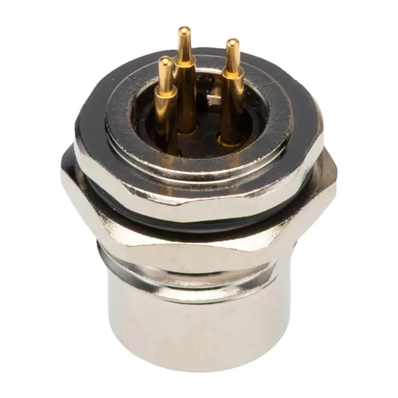 TE Connectivity Circular Connector, 3 Contacts, Rear Mount, M12 Size, Plug Female, IP67, 250V, 4A, T4141012031-000