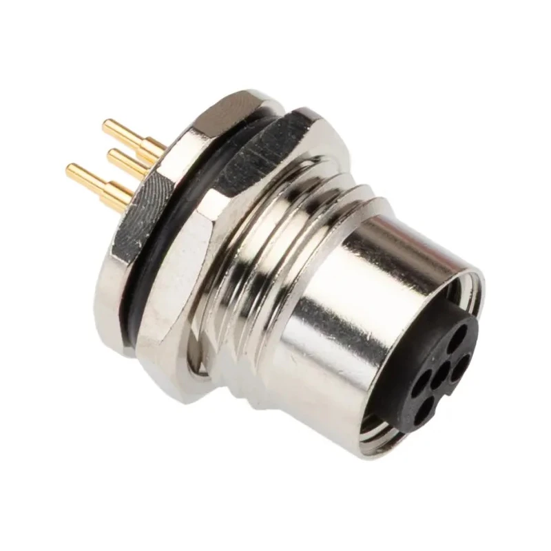 TE Connectivity Circular Connector, 3 Contacts, Rear Mount, M12 Size, Plug Female, IP67, 250V, 4A, T4141012031-000