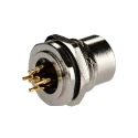 TE Connectivity Circular Connector, 5 Contacts, Rear Mount, M12 Plug Female, IP67 Rated, Nylon Housing T4141412051-000