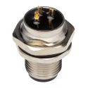 TE Connectivity Circular Connector, 3 Contacts, Front Mount, M12 Plug Male IP67, Nylon Housing T4132012031-000