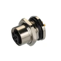TE Connectivity Circular Connector, 4 Contacts, Rear Mount, M12 Size, Plug Female, IP67 Rated, 250V, 4A T4131012041-000