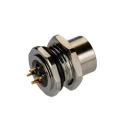 TE Connectivity Circular Connector, 4 Contacts, Rear Mount, M12 Size, Plug Female, IP67 Rated, 250V, 4A T4131012041-000