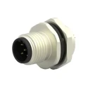 TE Connectivity Circular Connector, 5 Contacts, Front Mount, M12 Plug, Male, IP67 Rating, Threaded, Nylon T4132012051-000