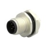 TE Connectivity Circular Connector, 5 Contacts, Front Mount, M12 Plug, Male, IP67 Rating, Threaded, Nylon T4132012051-000