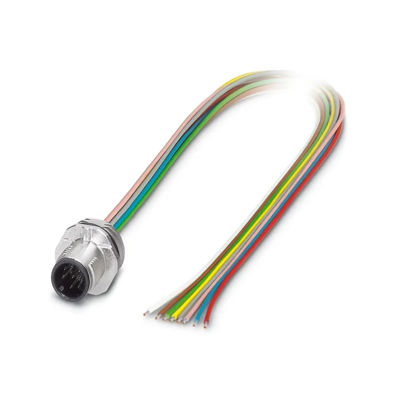 Phoenix Contact Sensor Actuator Cable Male 8 Way M12 to 8 Way Unterminated, 500 mm, 300V, IP67, Series Cable-D 1523492