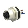 TE Connectivity Female 4 Way Straight to Unterminated 4 Way M8, M12 Sensor Actuator Cable 200 mm T4171110004-001