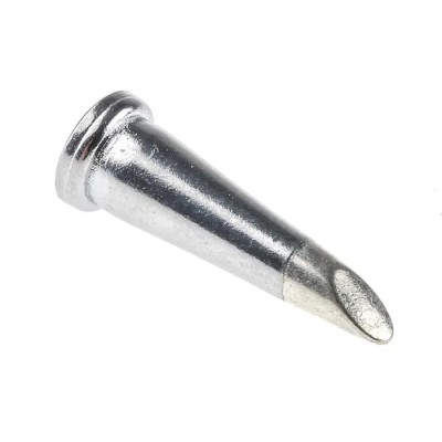 Weller Soldering Iron Tip 2.4 mm Bevel, 17 mm Length Compatible with LR21/TCPS Last Generation, WSFP, WSP80 T0054444499