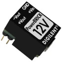 Digilent PowerBRICK Split-Rail DC/DC Converter Through Hole Mount, 3.3V Output, 4.5-5.5V Input, 2 Outputs, 2.2W 410-293-A
