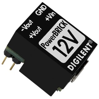 Digilent PowerBRICK Split-Rail DC/DC Converter Through Hole Mount, 3.3V Output, 4.5-5.5V Input, 2 Outputs, 2.2W 410-293-A