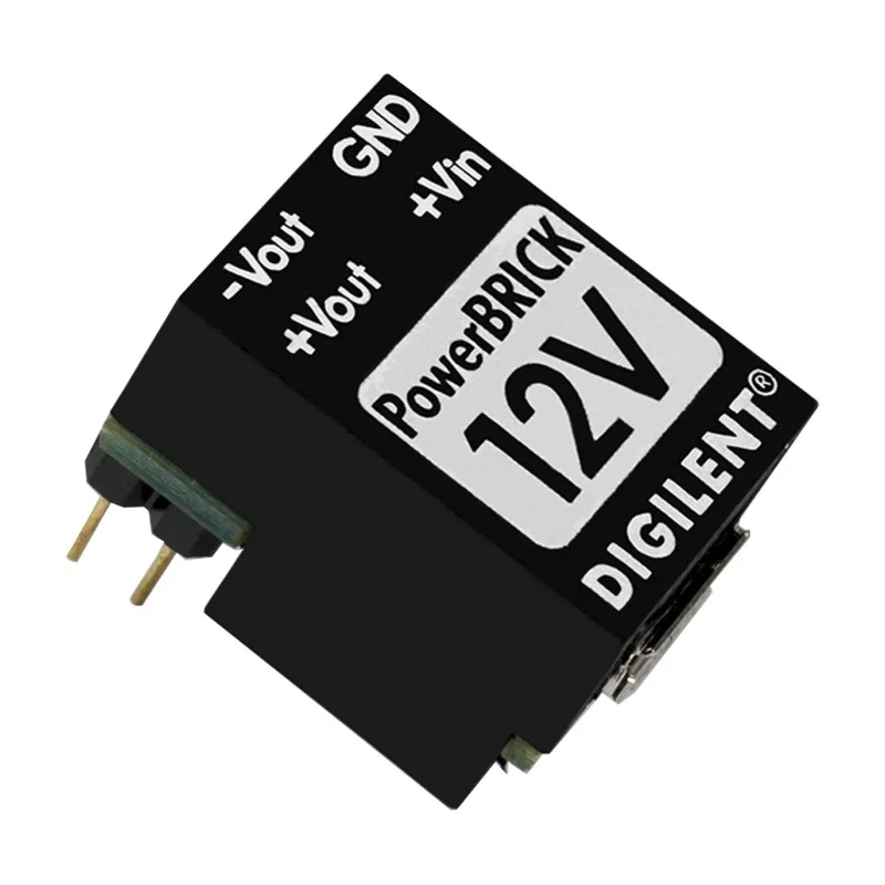 Digilent PowerBRICK Split-Rail DC/DC Converter Through Hole Mount, 3.3V Output, 4.5-5.5V Input, 2 Outputs, 2.2W 410-293-A